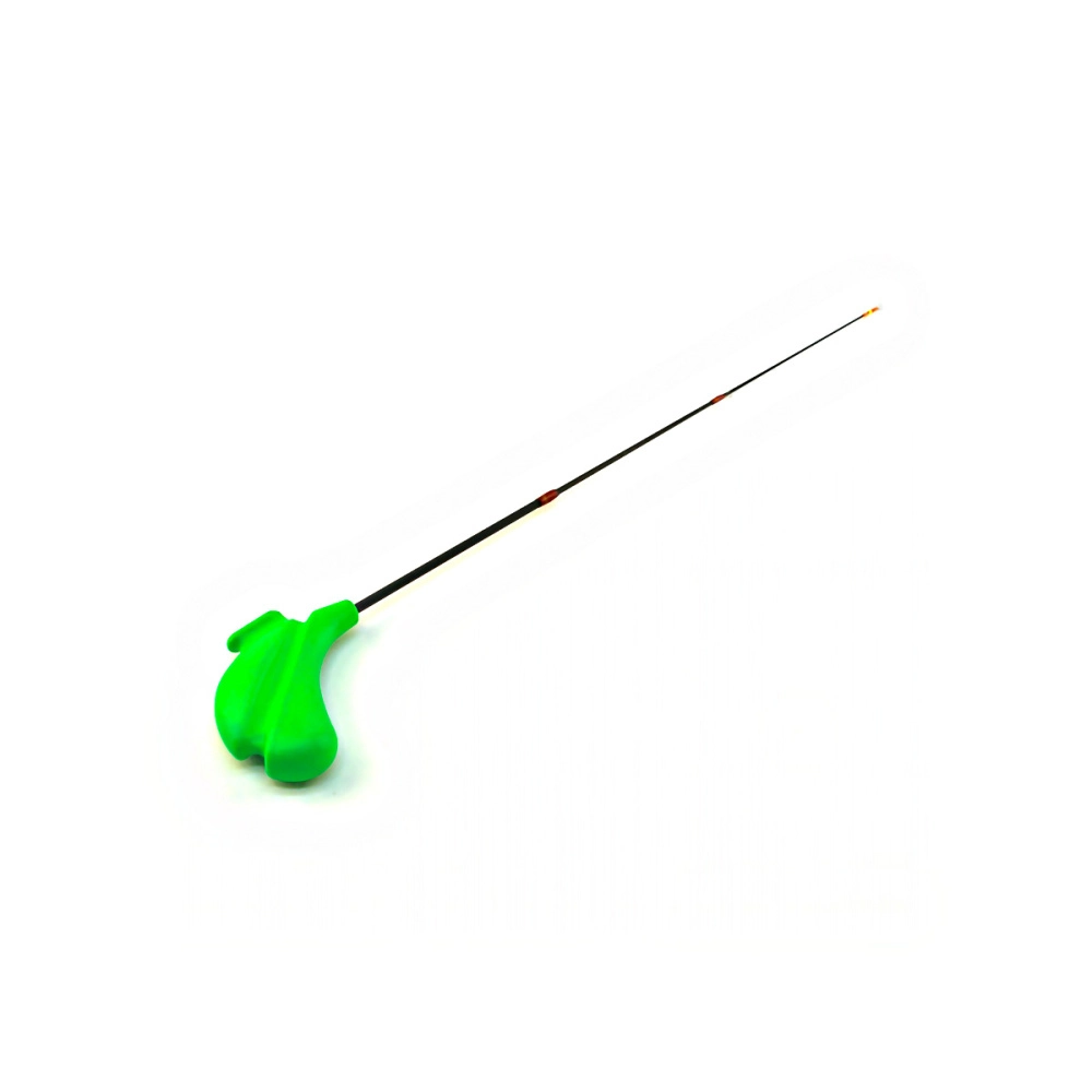 Удочка зимняя Bravo Fishing HLTC-2-G кобылка телескопическая, хлыст carbon 2-х составной, зеленая