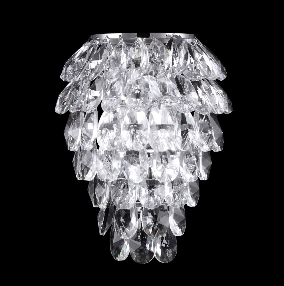 Настенный светильник CHARME AP3 CHROME/TRANSPARENT Crystal Lux