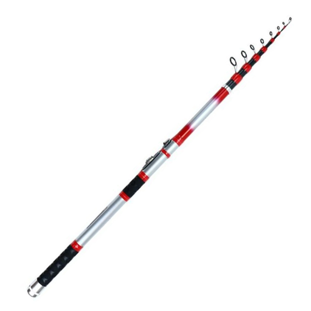 Удилище Kaida X Tele Spin укороченное, телескопическое 4,2м до 80гр, с кольцами (345-420)