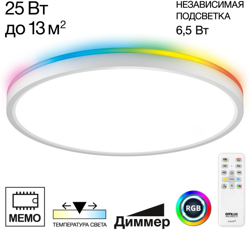 Настенно-потолочный светильник Norma CL749320 Citilux