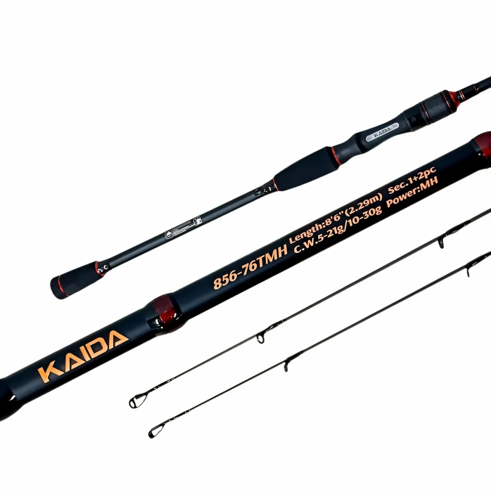 Спиннинг Kaida Pro Ranger штекерный 2,29м 1 тест 5-21гр, 2 тест 10-30гр (3 секции+2 вершинки) (856-76TMH)