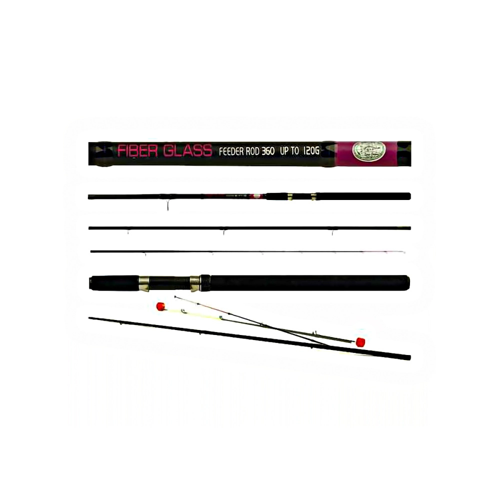 Удилище Silver Stream Agressor Feeder fiber glass A390 фидерное, штекерное 3,9м до 120гр
