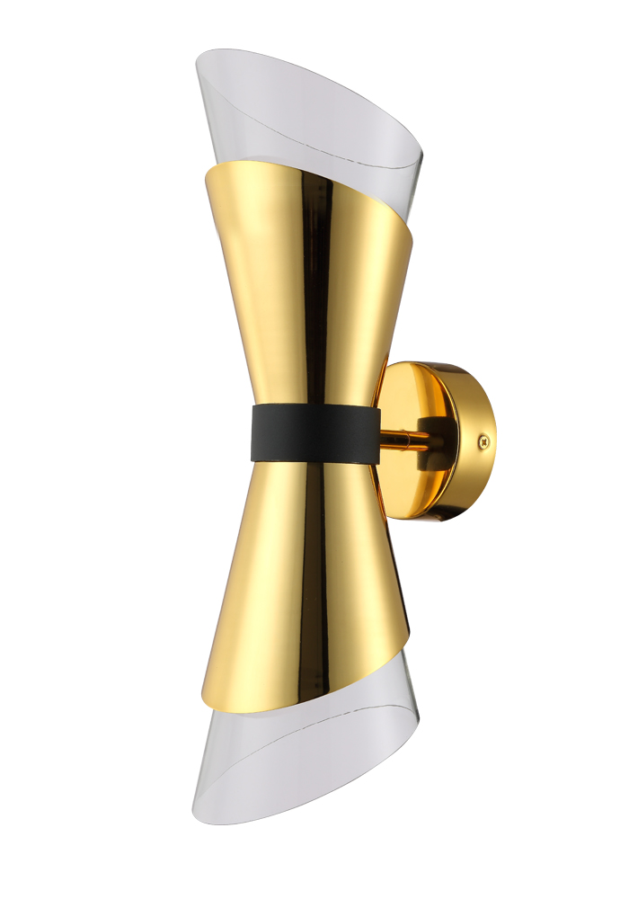 Настенный светильник GRIS AP2 GOLD Crystal Lux