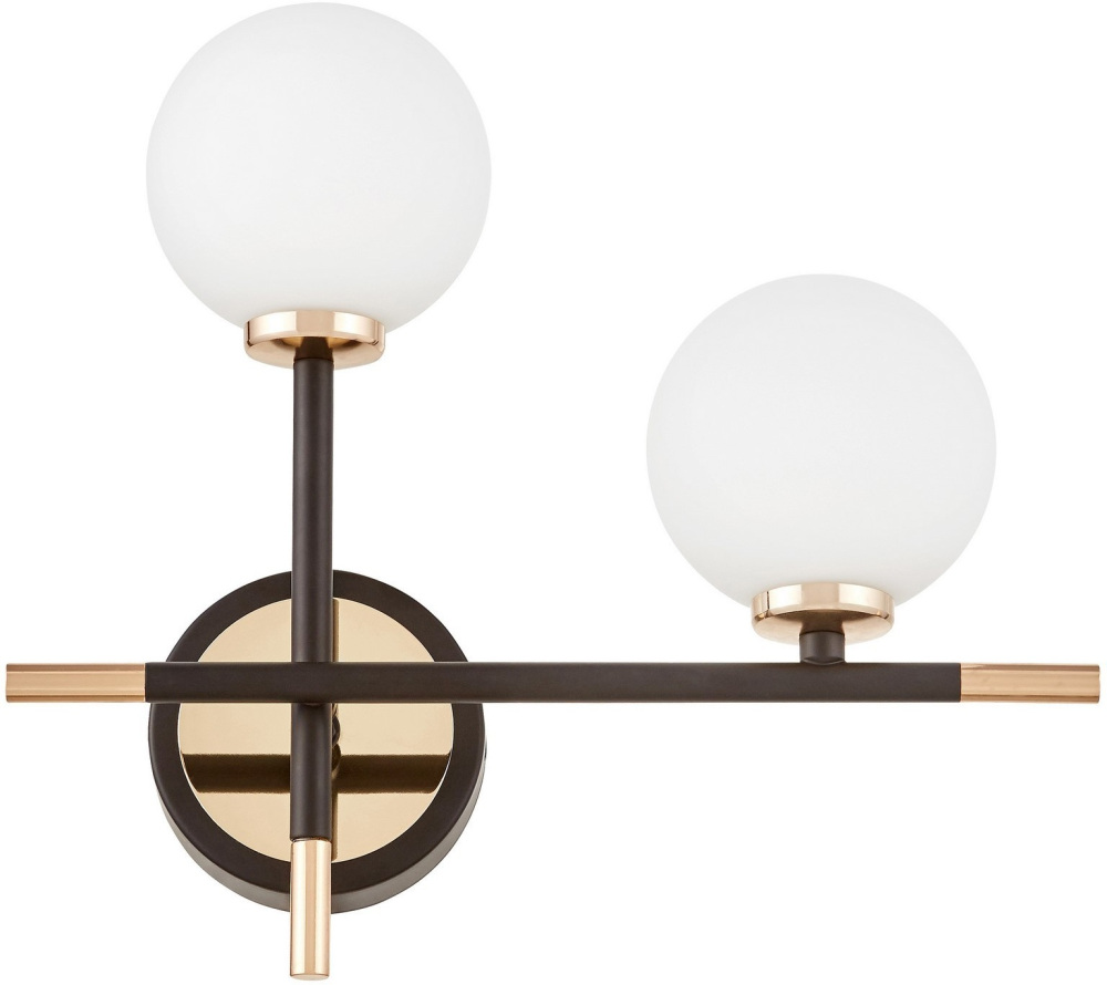 Настенный светильник Marsiada LDW 6033N-2 RT BK+FGD Lumina Deco