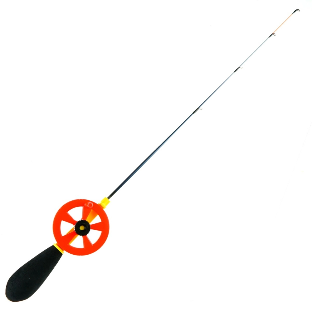 Удочка зимняя WestMan Perch Middle 44см 6-15гр хлыст carbon 30см, красная