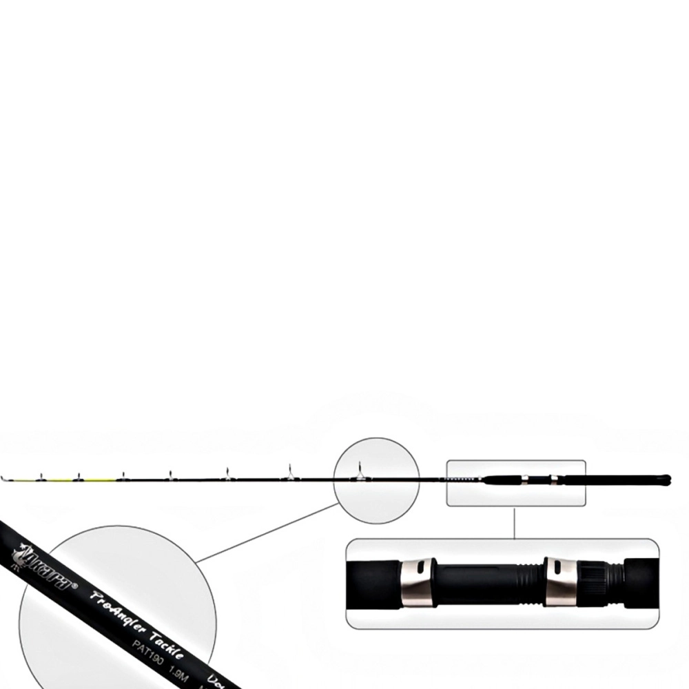 Спиннинг Akara ProAngler Tackle MH троллинговый, штекерный 2,3м 70-150гр (1 секция)