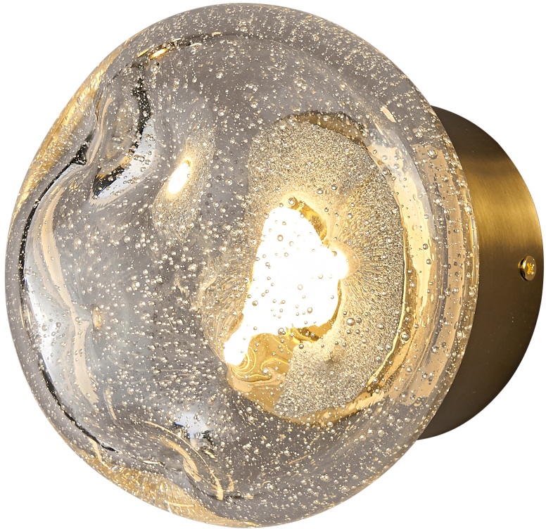 Настенный светильник Wall lamp OB2512 gold/smoky DeLight Collection