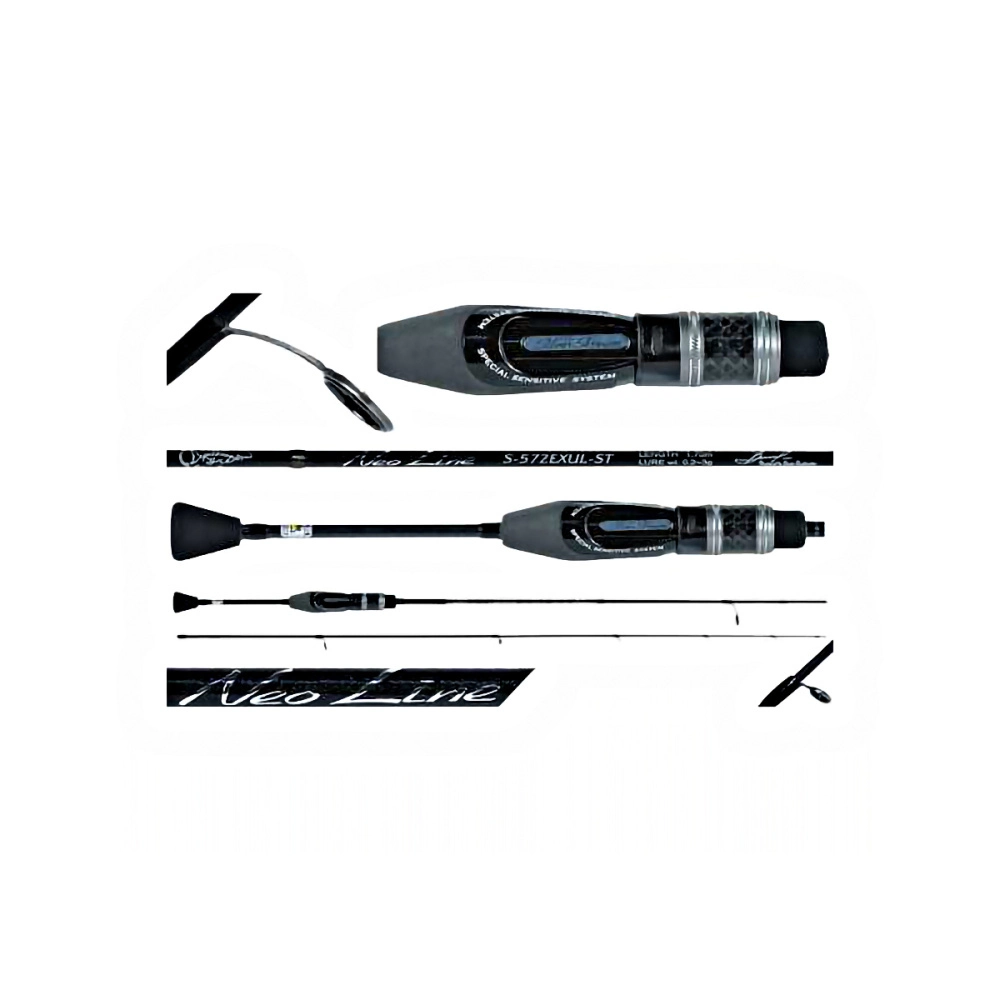 Спиннинг Silver Stream Neo Line NL602UL Tubular штекерный 1,83м 0,9-6гр