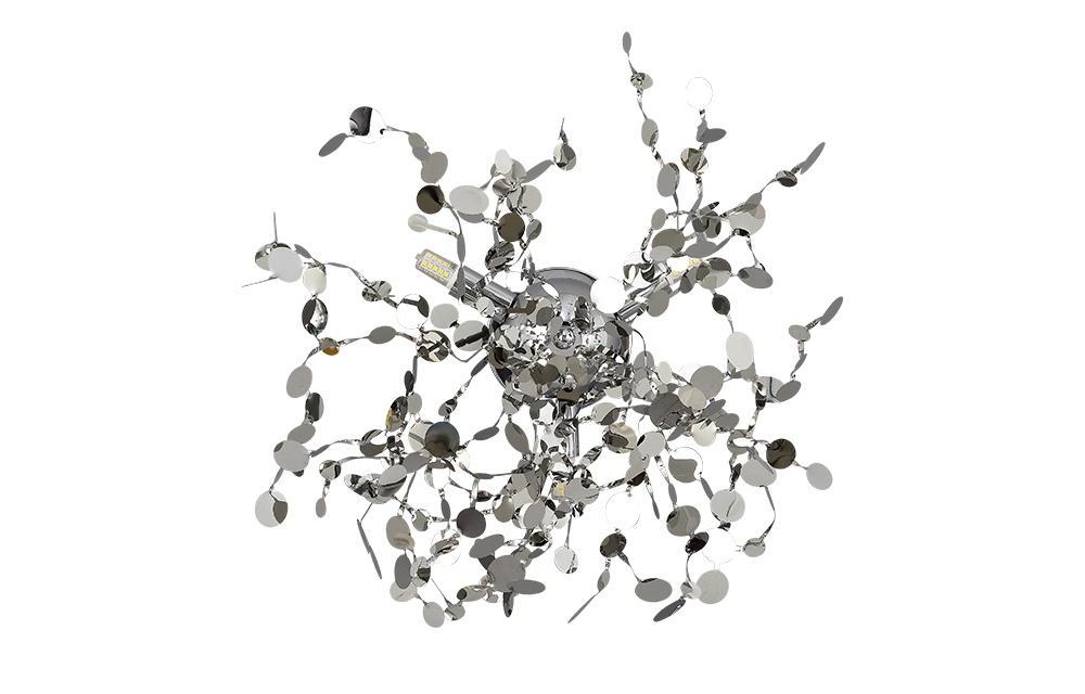 Настенный светильник GARDEN AP-PL3 D400 CHROME Crystal L ux