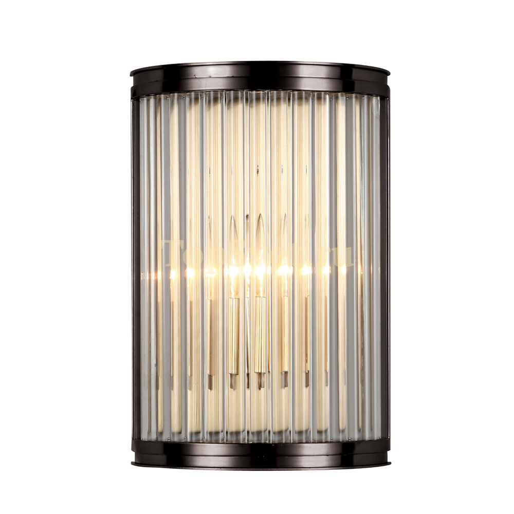 Настенный светильник KM0767W-1 matt black Crystal bar Delight Collection