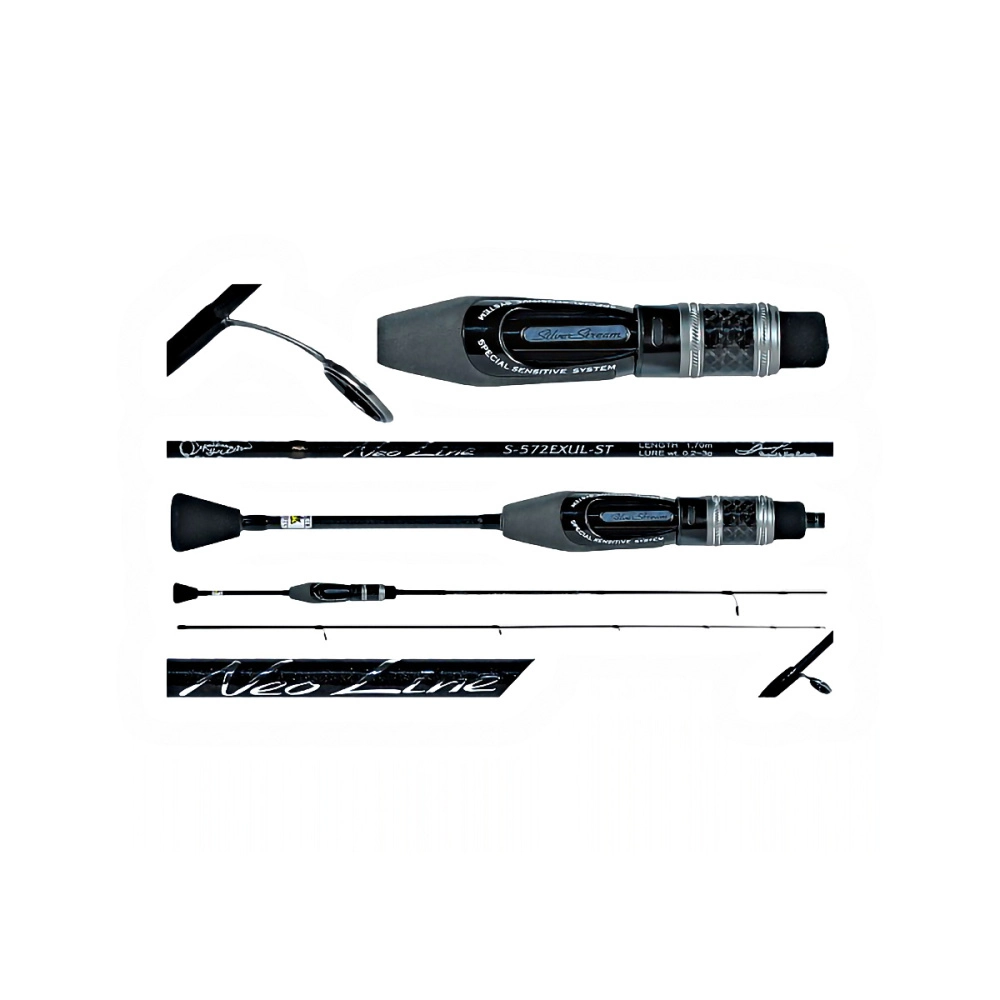 Спиннинг Silver Stream Neo Line NL572EXUL Solid штекерный 1,7м 0,1-2гр