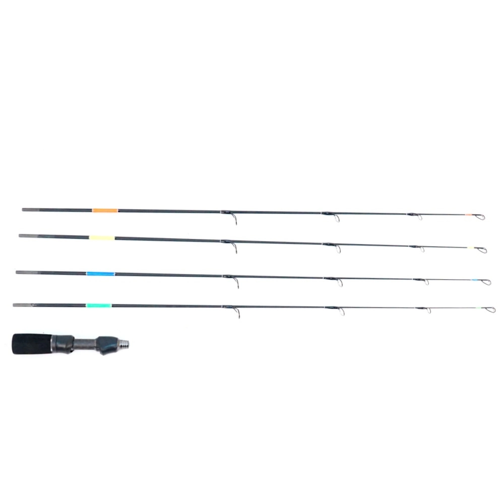 Удочка зимняя Mega Brilliant Vib Ice Fishing Rod 77см с 4-мя съемными хлыстами