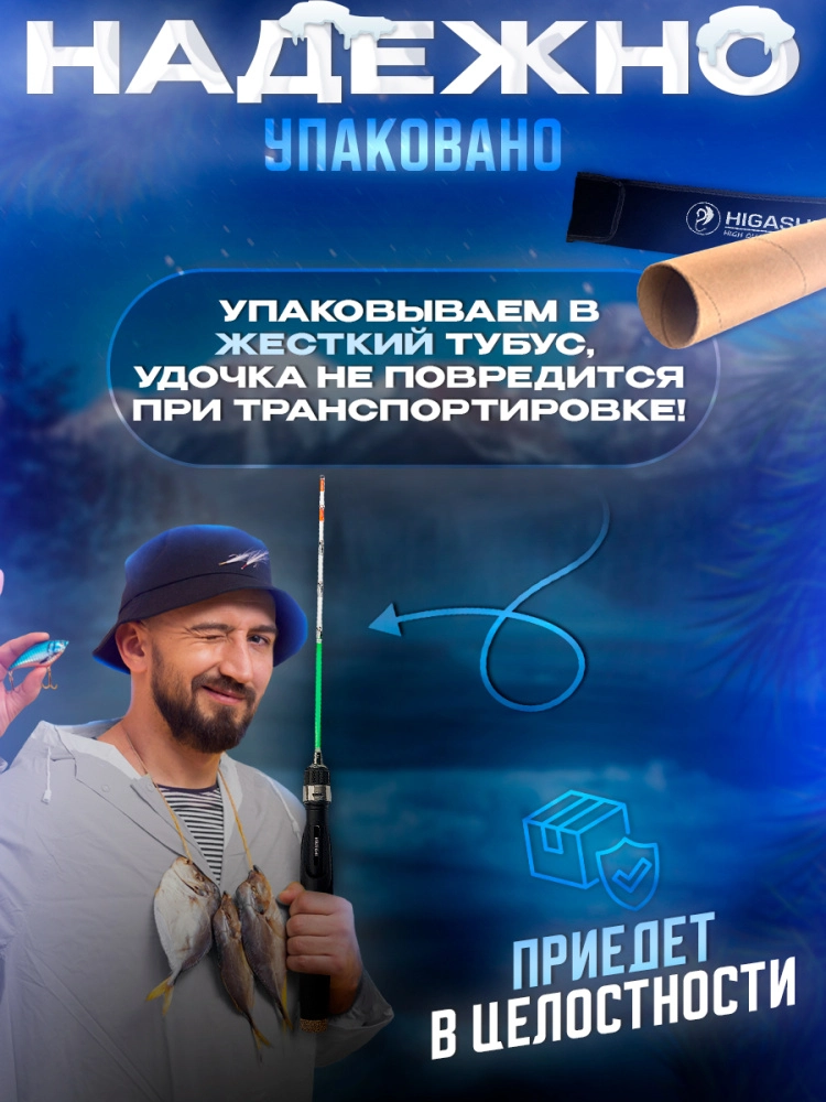 Удочка зимняя Higashi iFish 46см до 12гр