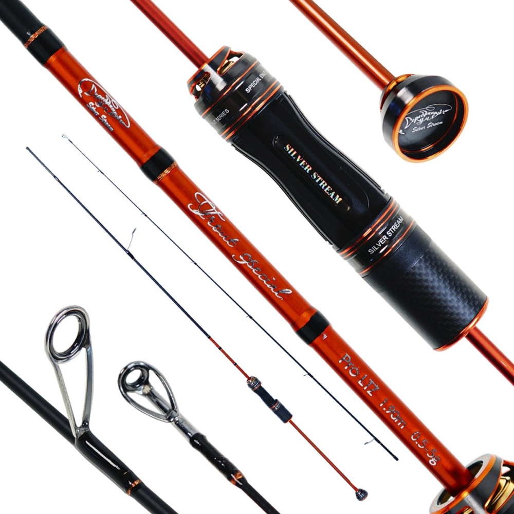 Спиннинг Silver Stream Trout Special Pro LTZ  TSP 623UL штекерный 1,9м 0,5-5гр