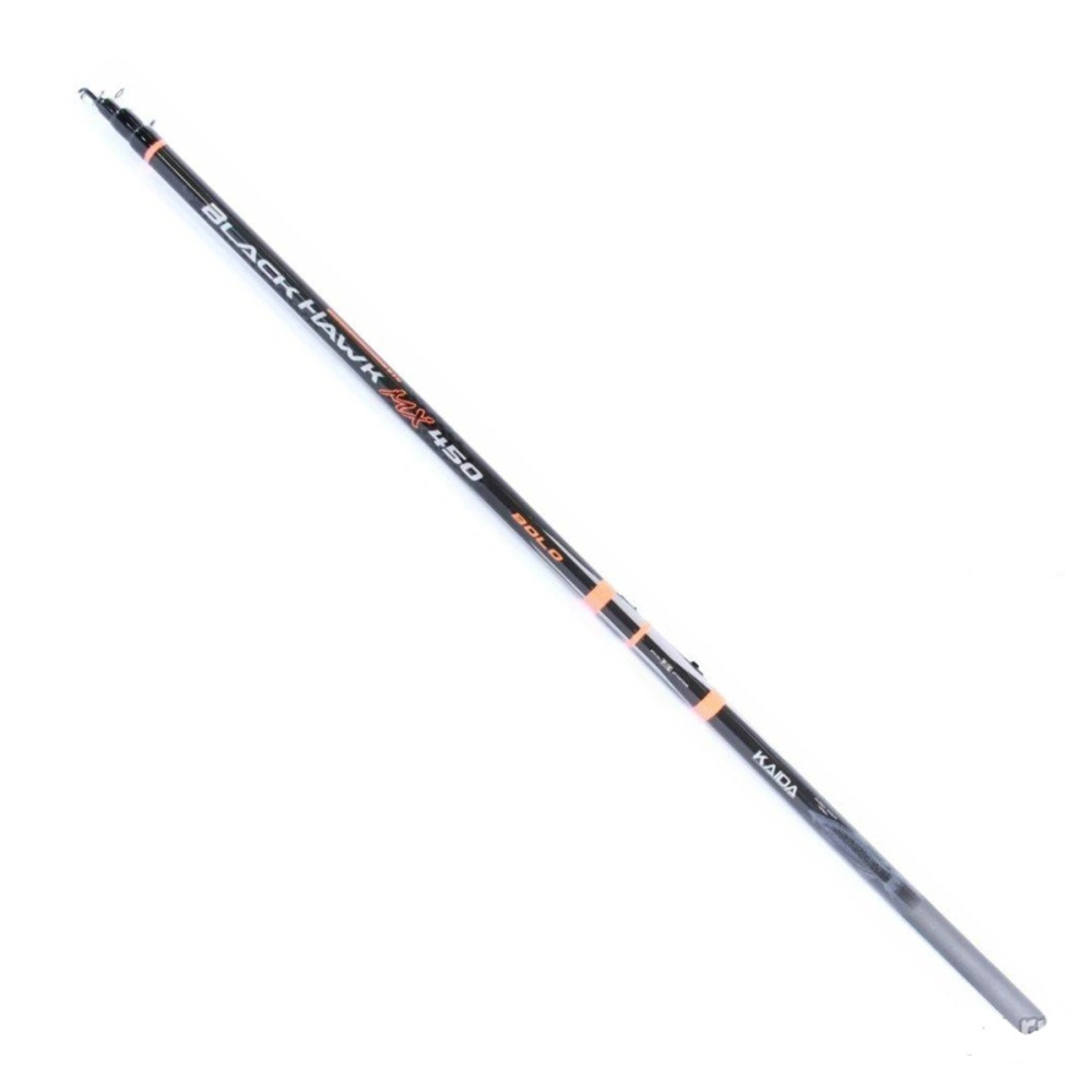 Удилище Kaida Black Hawk телескопическое 5,4м, с кольцами (837-540)