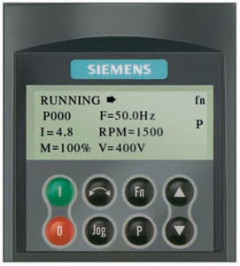 Панель управления Siemens для Micromaster 6SE6400 0BP00 0AA1 базовая BOP