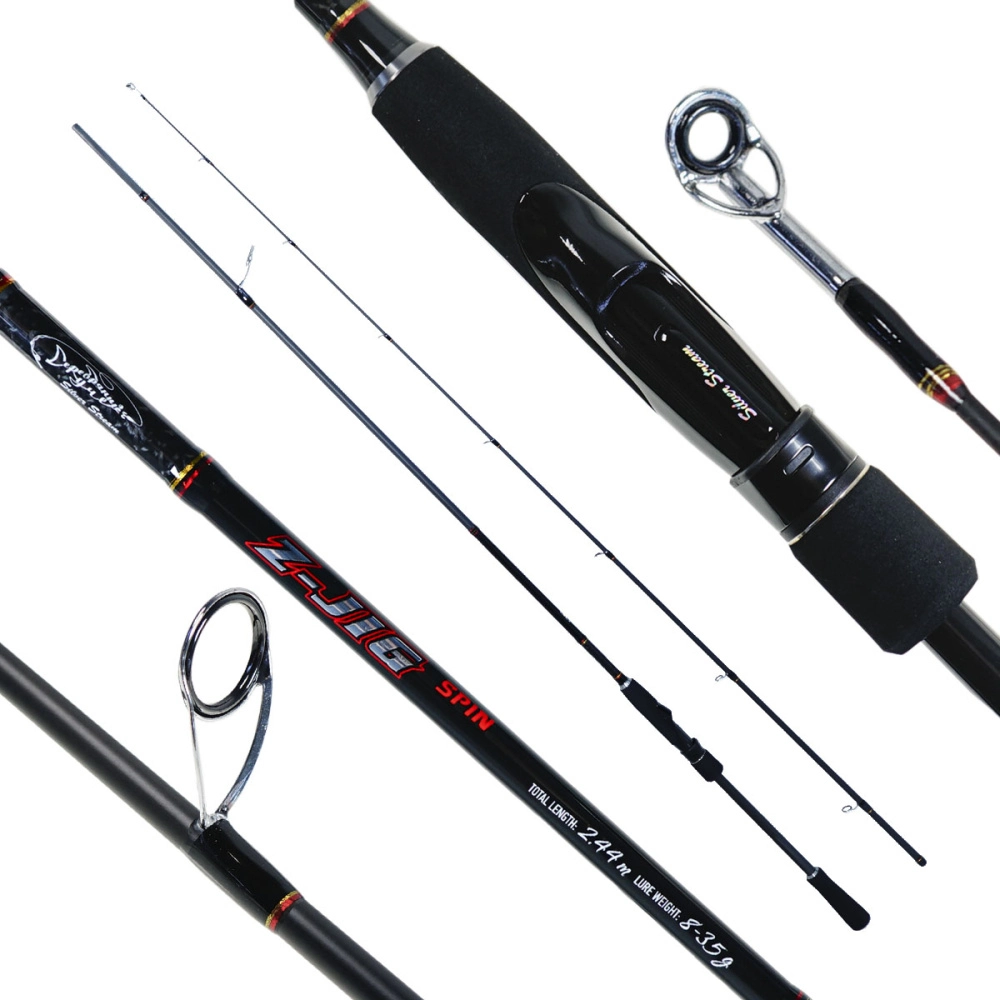 Спиннинг Silver Stream Z-Jig ZJ244 штекерный 2,44м 8-35гр