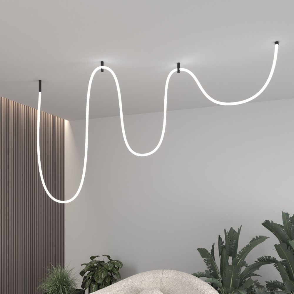 Гибкий неон 336Led 12W IP20 4200K Full light круглый дневной белый, 5 м без крепежа Elektrostandard
