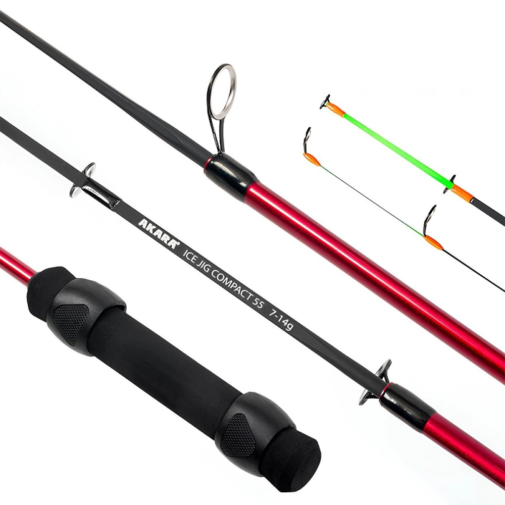 Удочка зимняя Akara Ice Jig Compact 55см до 14гр (2 секции)