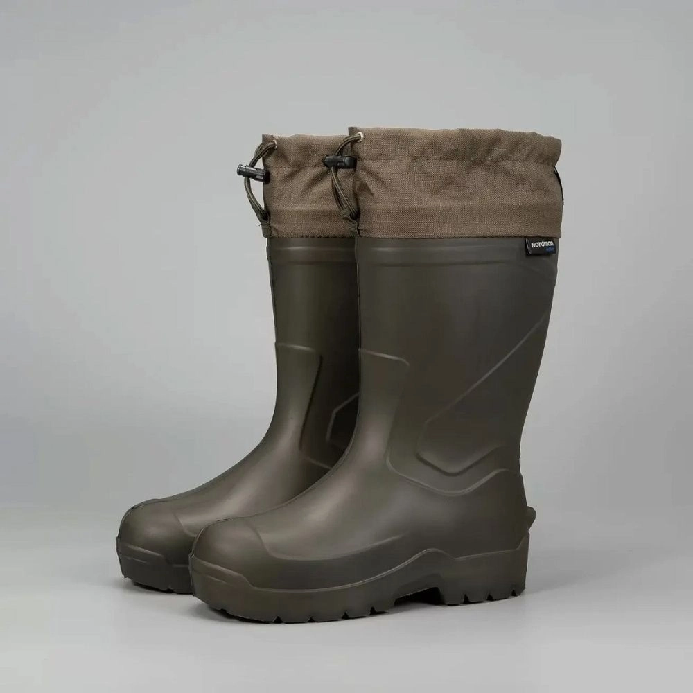 Сапоги Nordman Active Pro (ЭВА, шерстяной чулок, водоот. манжета) зимние, мужские р.43-44 оливковые (до -30°C) (5-540-G02)