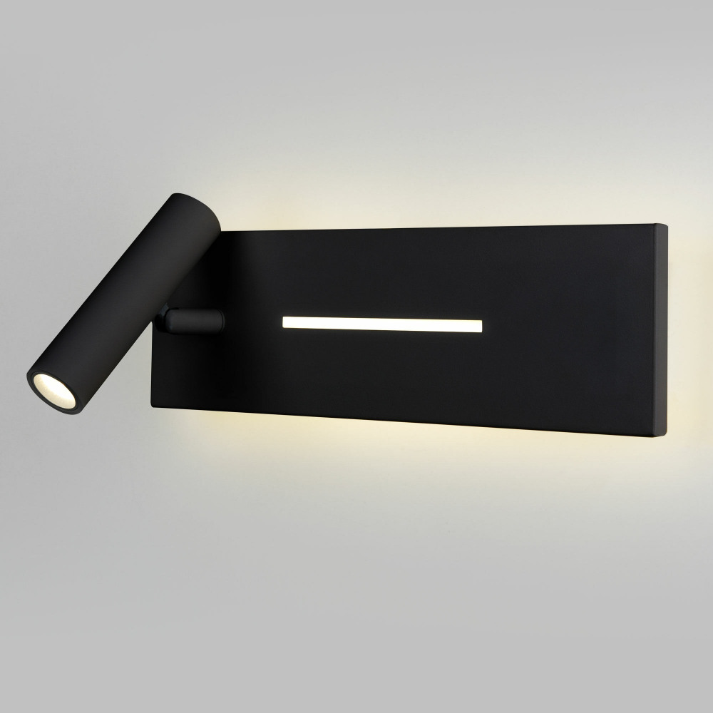 Настенный светильник Tuo MRL LED 1117 черный Elektrostandard