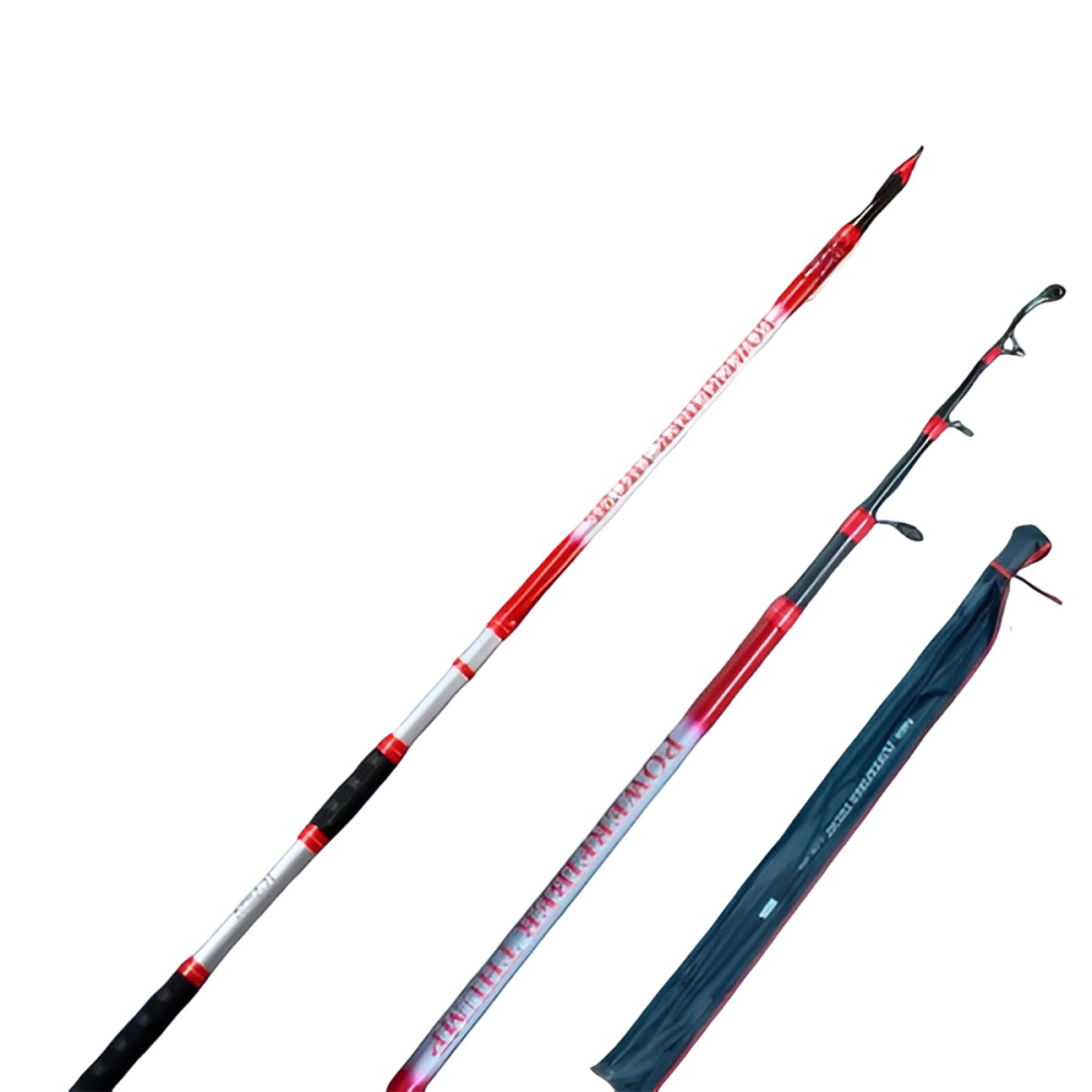Удилище Kaida Powerfiber Thump Tele Pike Bolo поплавочное, телескопическое 3м до 150гр, с кольцами (358-300)