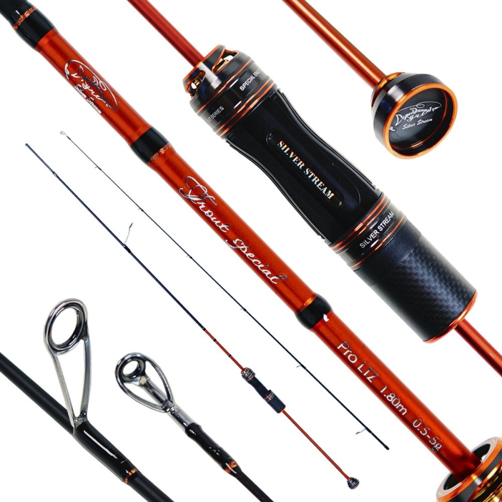 Спиннинг Silver Stream Trout Special Pro LTZ  TSP 591UL штекерный 1,8м 0,5-5гр